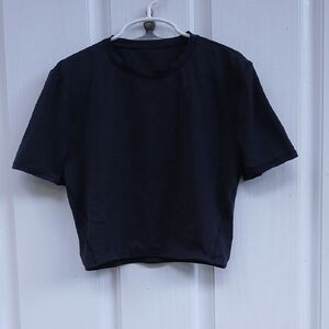 LULULEMON Cropped Tee Shirt SZ S